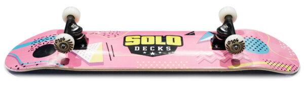 Skate SOLO Montado Iniciante Pink