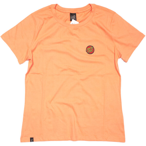 Camiseta SANTA CRUZ Classic Dot Chest Salmon Feminina