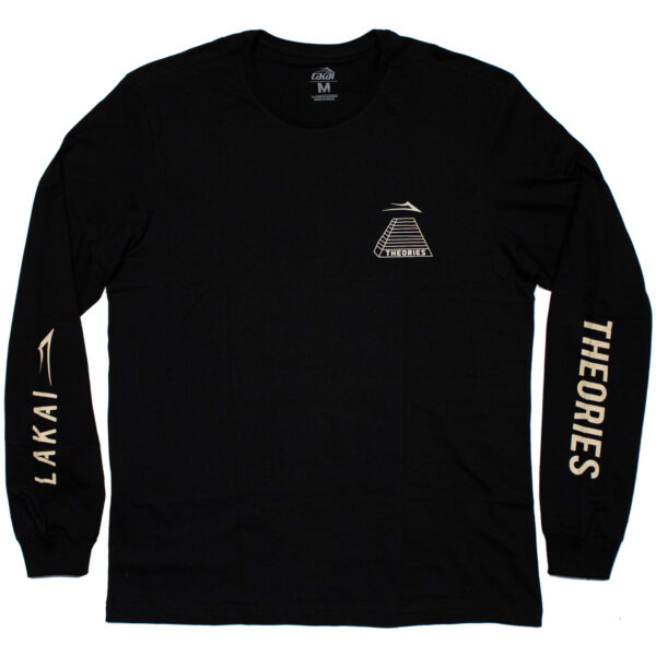 Camiseta LAKAI x Theories Pyramid Black Tee Manga Longa