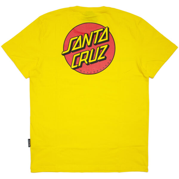 Camiseta SANTA CRUZ Classic Dot Amarela