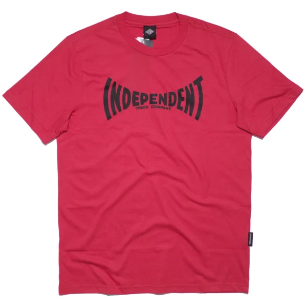 Camiseta INDEPENDENT Span Logo Vermelha