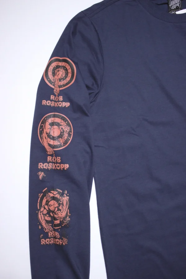 Camiseta SANTA CRUZ Rob Evolution Manga Longa Marinho