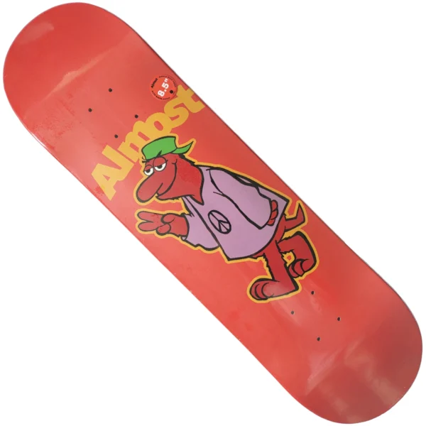 Deck (Shape) ALMOST Peace Red 8.5"